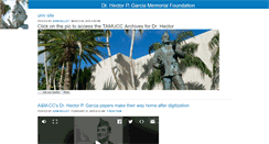 Desktop Screenshot of drhectorpgarciafoundation.org