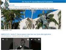 Tablet Screenshot of drhectorpgarciafoundation.org